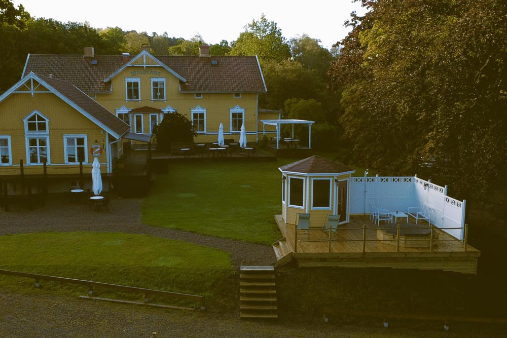 Lusthus för huset Sjölyckan